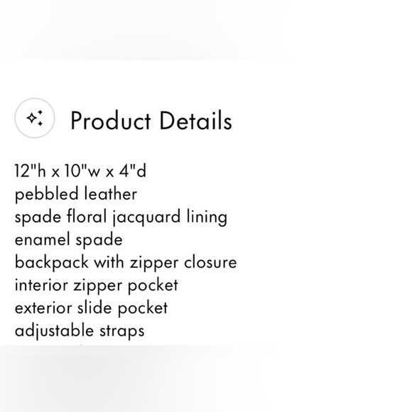 Kate Spade Polly medium Backpack in Black - Picture 17 of 17